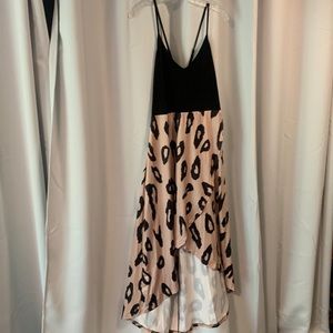 Spaghetti strap crisscross back summer dress